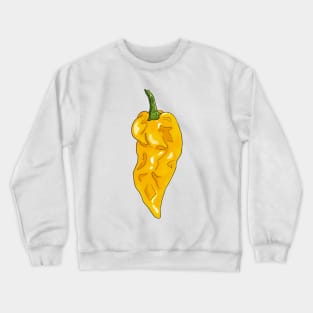 Chilli pepper sticker set habanero jalapeno carolina reaper fatalii Crewneck Sweatshirt